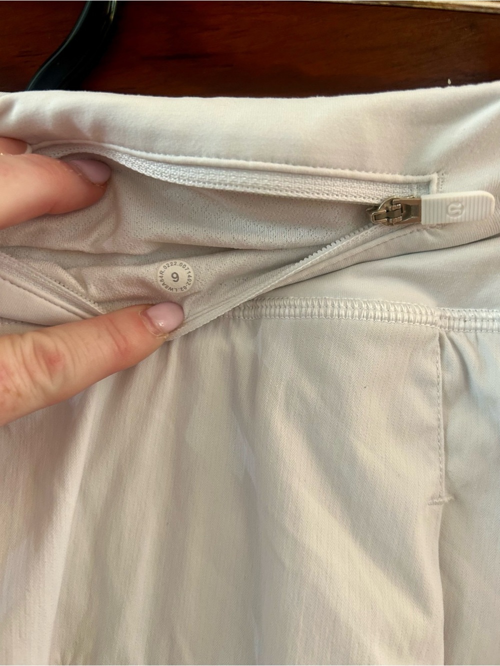 lululemon athletica Women’s White Pace Rival Skirt Size 6 - Picture 6 of 12